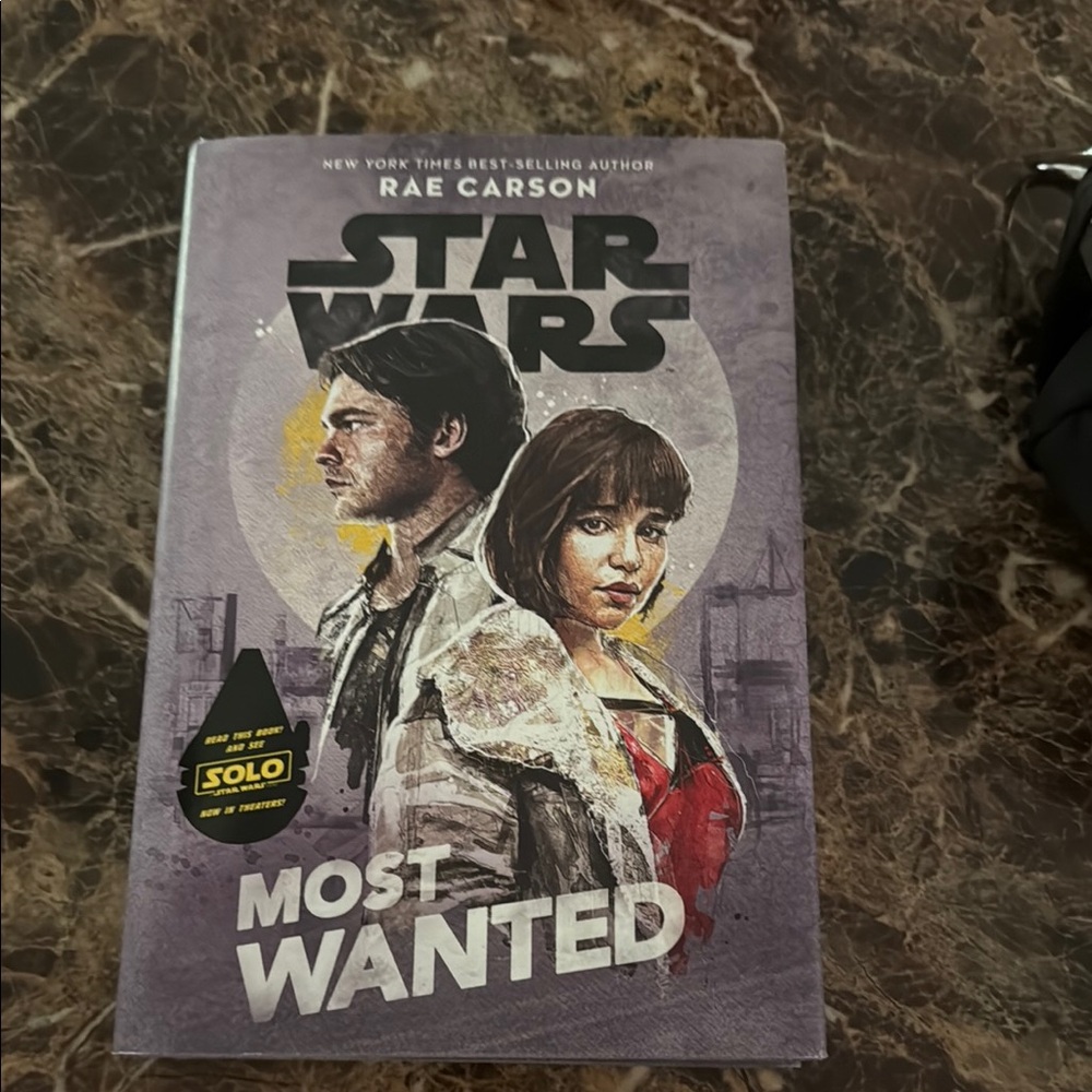 Star Wars Most Wanted Book - Black, White, Purple Cover
